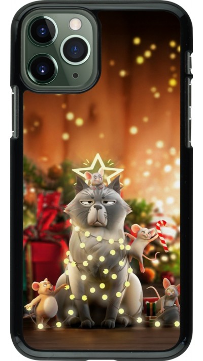 iPhone 11 Pro Case Hülle - Christmas 25 Xmas Cat