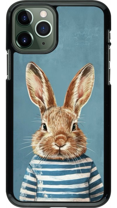 iPhone 11 Pro Case Hülle - Easter 2026 Rabbit navy