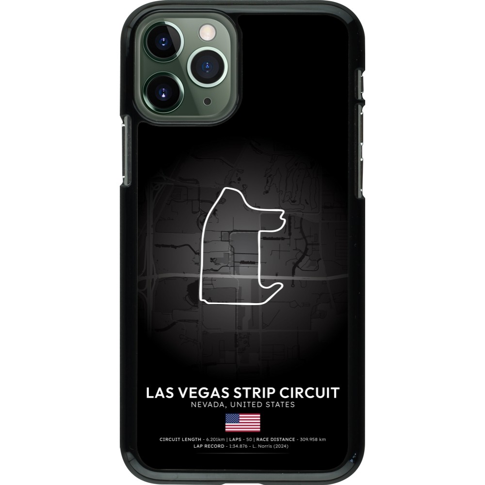 iPhone 11 Pro Case Hülle - F1 Track 2025 Las Vegas