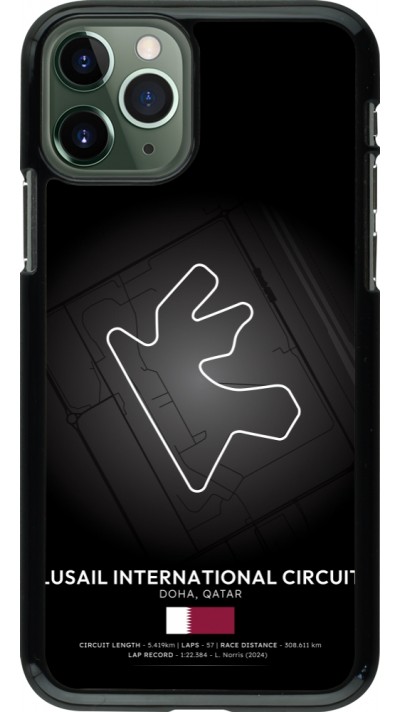iPhone 11 Pro Case Hülle - F1 Track 2025 Qatar