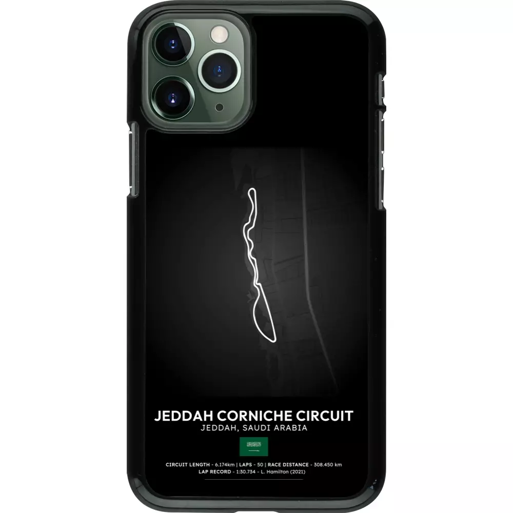 iPhone 11 Pro Case Hülle - F1 Track 2025 Saudi Arabia