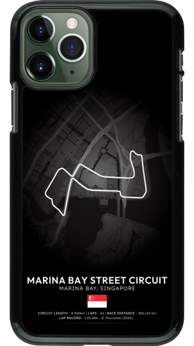 iPhone 11 Pro Case Hülle - F1 Track 2025 Singapore