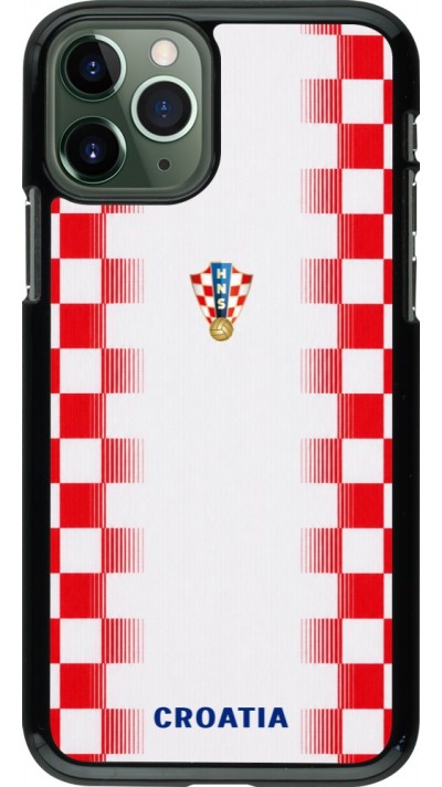Coque iPhone 11 Pro - Maillot de football Croatie 2026 personnalisable