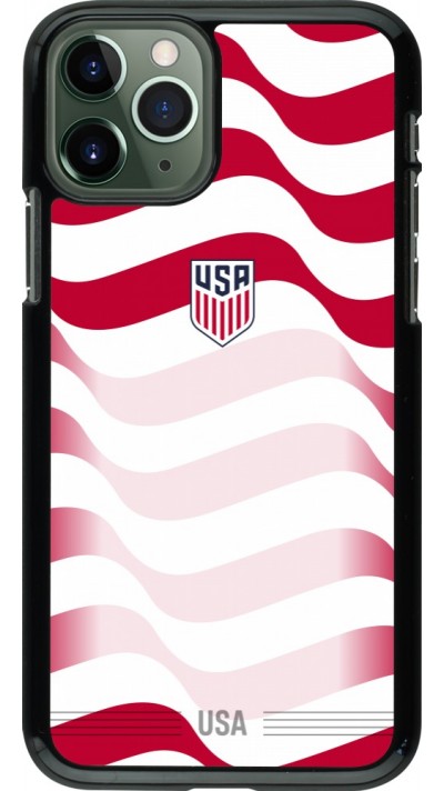 Coque iPhone 11 Pro - Maillot de football États-Unis 2026 personnalisable