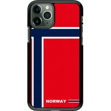 iPhone 11 Pro Case Hülle - Norwegen 2026 personalisierbares Fussballtrikot