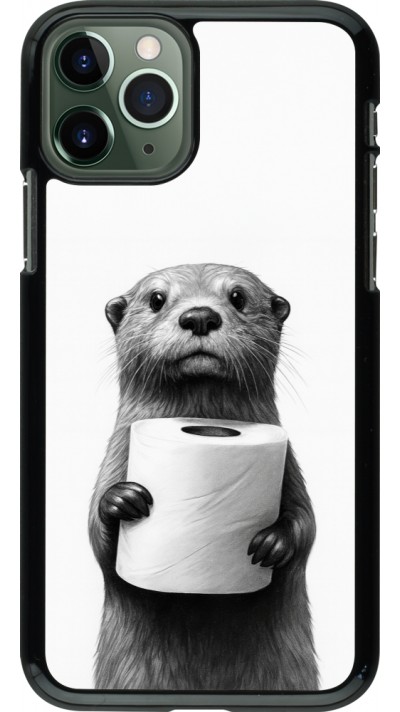 iPhone 11 Pro Case Hülle - Otter Toilettenpapier