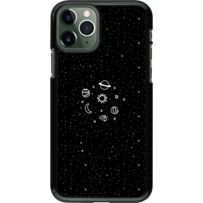 Hülle iPhone 11 Pro - Space Doodle