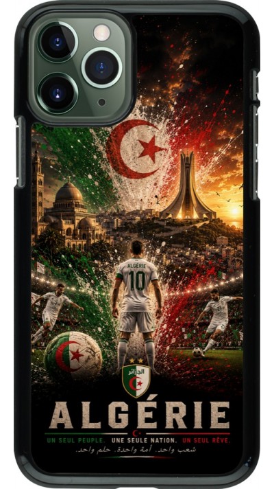 Coque iPhone 11 Pro - Football Algérie splash 2026