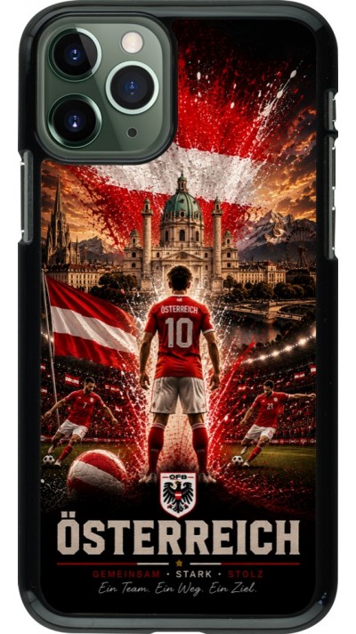 Coque iPhone 11 Pro - Football Autriche splash 2026