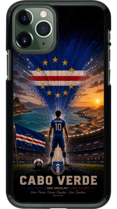Coque iPhone 11 Pro - Football Cap-Vert splash 2026