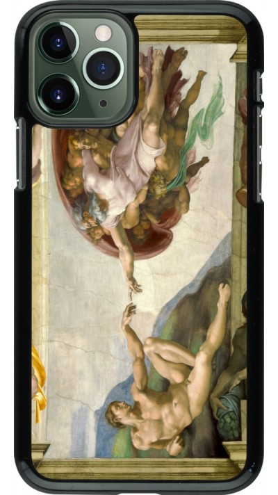Coque iPhone 11 Pro - Tableau art - La Création d’Adam - Michel-Ange