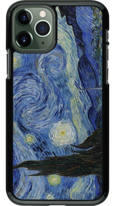 Coque iPhone 11 Pro - Tableau art - La Nuit étoilée - Van Gogh