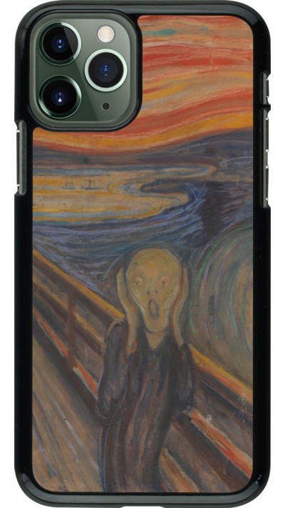 Coque iPhone 11 Pro - Tableau art - Le Cri - Edvard Munch