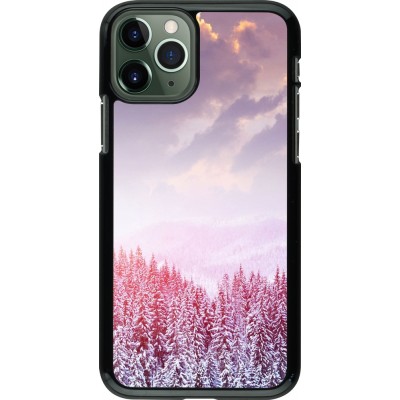 iPhone 11 Pro Case Hülle - Winter 22 Pink Forest