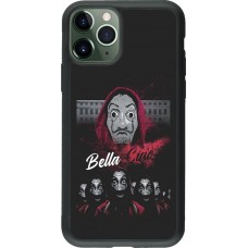 Hülle iPhone 11 Pro - Silikon schwarz Bella Ciao