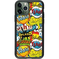 iPhone 11 Pro Case Hülle - Silikon schwarz Cartoons slogans