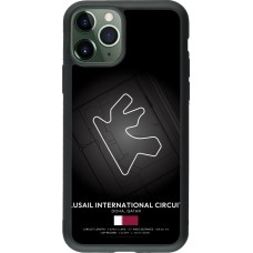 iPhone 11 Pro Case Hülle - Silikon schwarz F1 Track 2025 Qatar