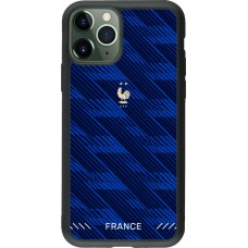 iPhone 11 Pro Case Hülle - Silikon schwarz Frankreich 2026 personalisierbares Fussballtrikot
