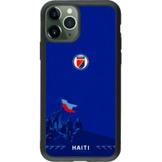 iPhone 11 Pro Case Hülle - Silikon schwarz Haiti 2026 personalisierbares Fussballtrikot
