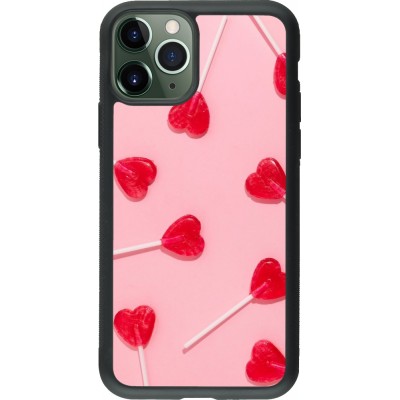 iPhone 11 Pro Case Hülle - Silikon schwarz Saint Valentines Day 26 Lollipop