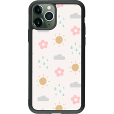 iPhone 11 Pro Case Hülle - Silikon schwarz Spring 23 weather