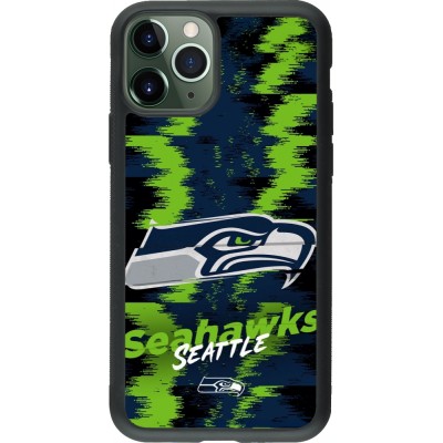 iPhone 11 Pro Case Hülle - Silikon schwarz Super Bowl 26 Seattle 2