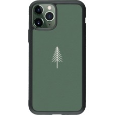 iPhone 11 Pro Case Hülle - Silikon schwarz Christmas 22 minimalist tree