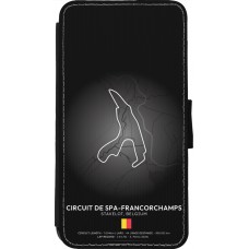 Coque iPhone 11 Pro - Wallet noir F1 Track 2025 Belgium