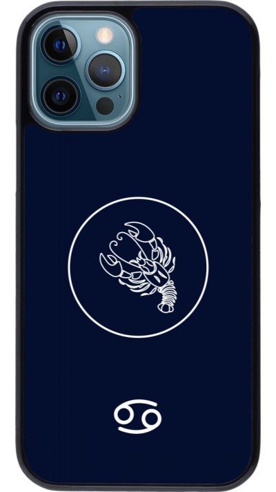iPhone 12 / 12 Pro Case Hülle - Astrologie Krebs