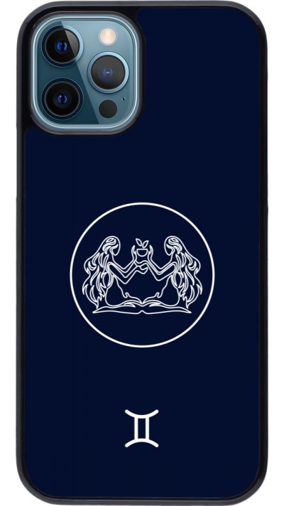 iPhone 12 / 12 Pro Case Hülle - Astrologie Zwillinge