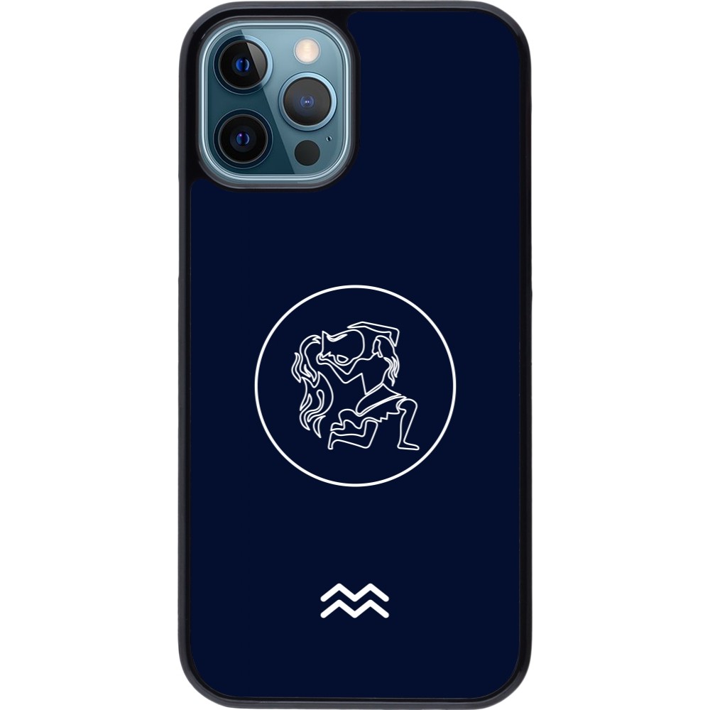 iPhone 12 / 12 Pro Case Hülle - Astrologie Wassermann