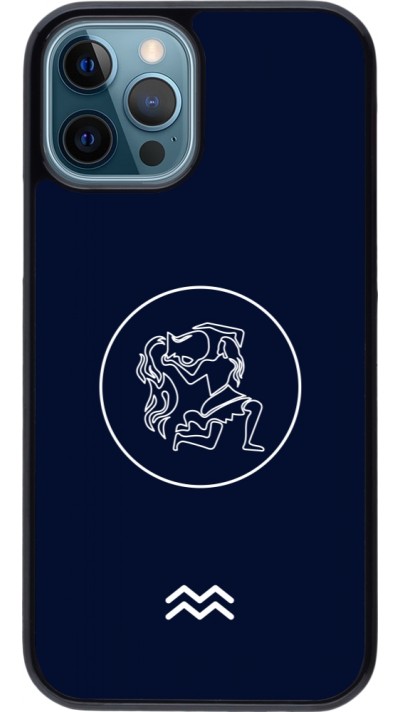 iPhone 12 / 12 Pro Case Hülle - Astrologie Wassermann