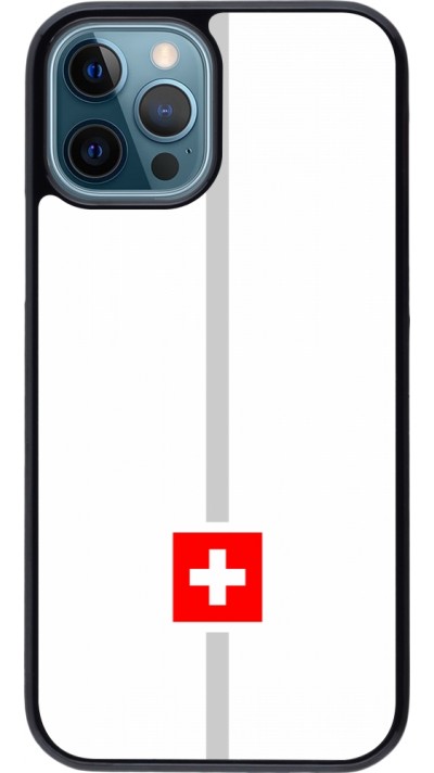 iPhone 12 / 12 Pro Case Hülle - Kanton CH weiss