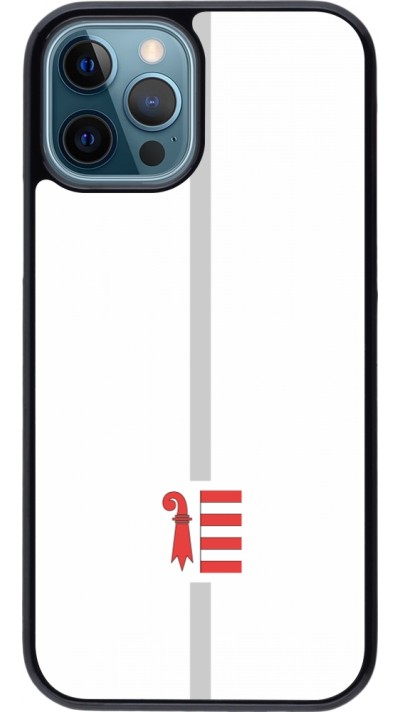 iPhone 12 / 12 Pro Case Hülle - Kanton JU weiss