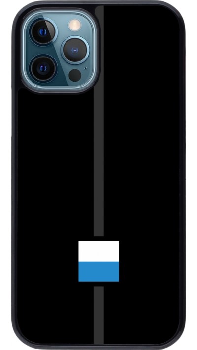 iPhone 12 / 12 Pro Case Hülle - Kanton LU schwarz