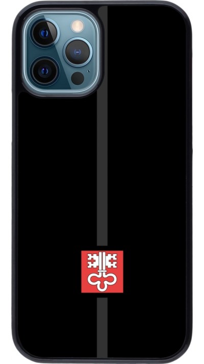 iPhone 12 / 12 Pro Case Hülle - Kanton NW schwarz