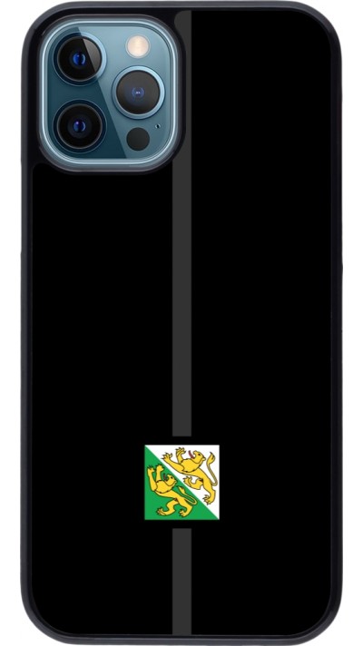 iPhone 12 / 12 Pro Case Hülle - Kanton TG schwarz
