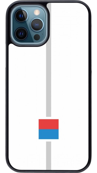iPhone 12 / 12 Pro Case Hülle - Kanton TI weiss