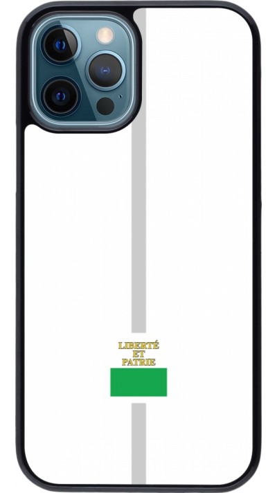 iPhone 12 / 12 Pro Case Hülle - Kanton VD weiss