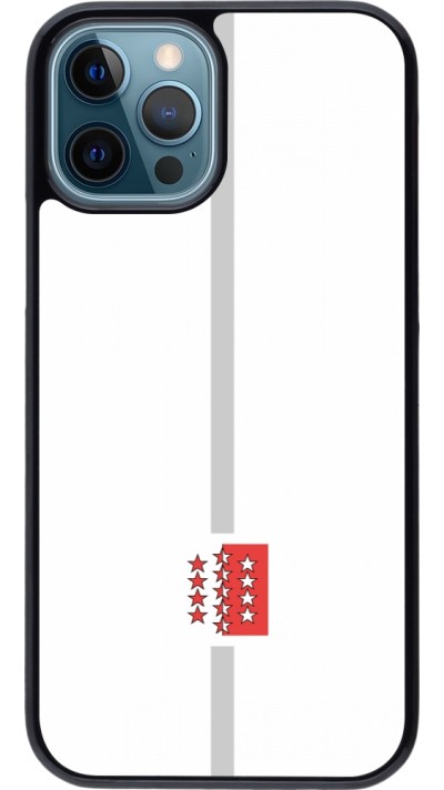 iPhone 12 / 12 Pro Case Hülle - Kanton VS weiss
