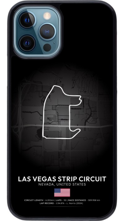 iPhone 12 / 12 Pro Case Hülle - F1 Track 2025 Las Vegas