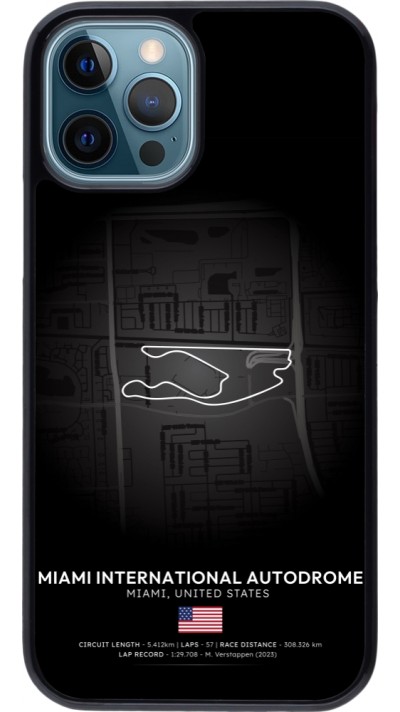 iPhone 12 / 12 Pro Case Hülle - F1 Track 2025 Miami