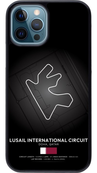iPhone 12 / 12 Pro Case Hülle - F1 Track 2025 Qatar