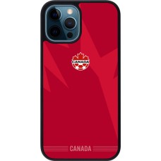 iPhone 12 / 12 Pro Case Hülle - Silikon schwarz Kanada 2026 personalisierbares Fussballtrikot