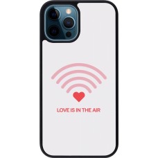 iPhone 12 / 12 Pro Case Hülle - Silikon schwarz Saint Valentines Day 26 Love is in the air