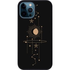 iPhone 12 / 12 Pro Case Hülle - Silikon schwarz Spring 23 astro