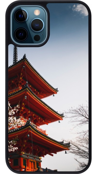 iPhone 12 / 12 Pro Case Hülle - Silikon schwarz Spring 23 Japan