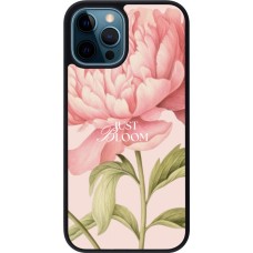 iPhone 12 / 12 Pro Case Hülle - Silikon schwarz Just Bloom Spring 2026