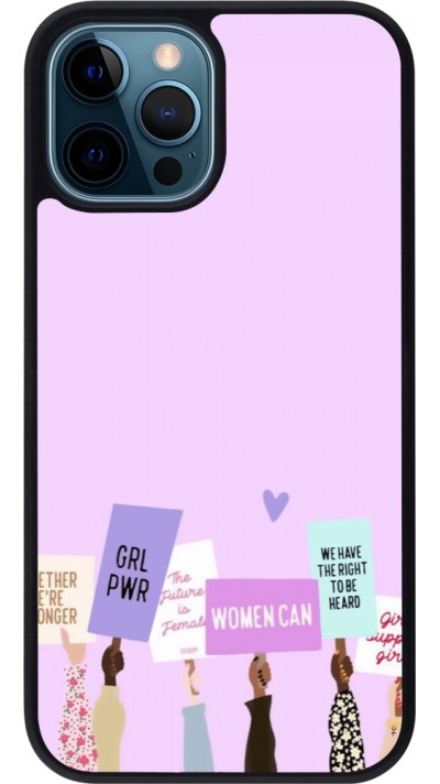 iPhone 12 / 12 Pro Case Hülle - Silikon schwarz Womens day 2026 9