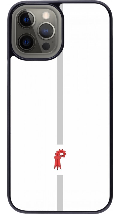 iPhone 12 Pro Max Case Hülle - Kanton BL weiss